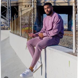 Lavender gin n’ juice Young LA jogger + sweater combo Medium